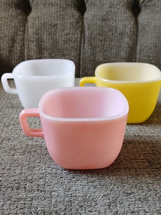 Glassbake Other - 🌸Glassbake J2265 Square Mug Trio
